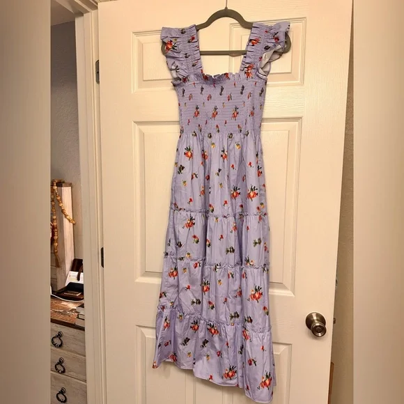 Hill House Ellie Nap Dress - Lilac Ikat NWOT - Picture 3 of 6